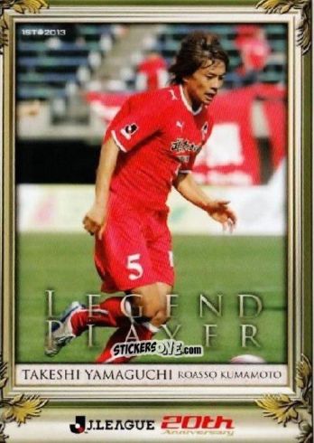 Sticker Takeshi Yamaguchi - J League Official Trading Cards 2013 n. 291 - NO EDITOR
