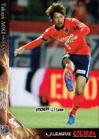 Cromo Takuya Aoki - J League Official Trading Cards 2013 n. 329 - NO EDITOR