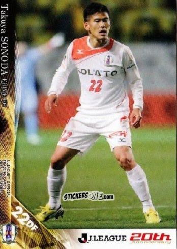 Sticker Takuya Sonoda - J League Official Trading Cards 2013 n. 521 - NO EDITOR