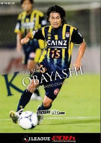 Figurina Tatsuki Kobayashi - J League Official Trading Cards 2013 n. 167 - NO EDITOR