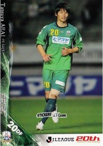 Sticker Tatsuya Arai - J League Official Trading Cards 2013 n. 485 - NO EDITOR