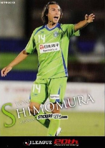 Sticker Tomi Shimomura - J League Official Trading Cards 2013 n. 67 - NO EDITOR