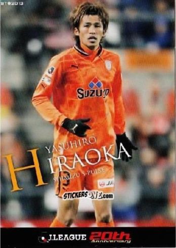 Figurina Yasuhiro Hiraoka - J League Official Trading Cards 2013 n. 90 - NO EDITOR