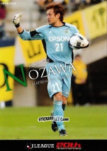 Sticker Yosuke Nozawa - J League Official Trading Cards 2013 n. 188 - NO EDITOR