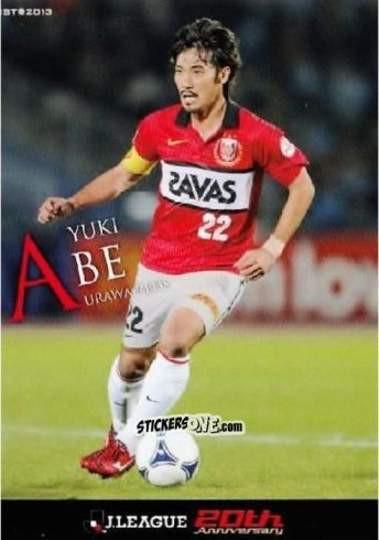 Sticker Yuki Abe - J League Official Trading Cards 2013 n. 24 - NO EDITOR