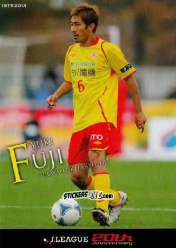 Figurina Yuki Fuji - J League Official Trading Cards 2013 n. 241 - NO EDITOR