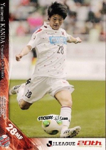 Figurina Yumemi Kanda - J League Official Trading Cards 2013 n. 436 - NO EDITOR