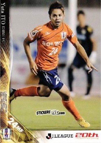 Sticker Yuta Ito - J League Official Trading Cards 2013 n. 522 - NO EDITOR
