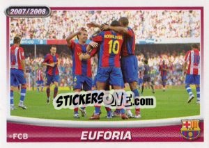 Figurina Euforia - FC Barcelona 2007-2008 n. 156 - Panini