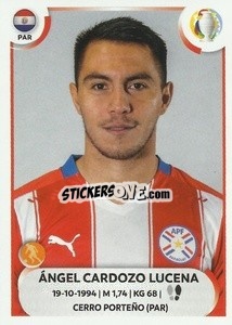 Cromo Ángel Cardozo Lucena