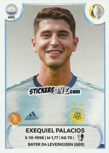 Cromo Exequiel Palacios - CONMEBOL Copa América 2021
 n. ARG12 - Panini