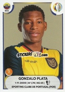 Cromo Gonzalo Plata - CONMEBOL Copa América 2021
 n. ECU20 - Panini