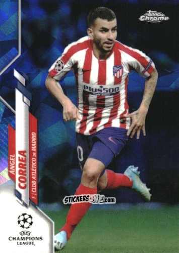 Figurina Ángel Correa - UEFA Champions League Chrome 2019-2020. Sapphire Edition
 n. 87 - Topps