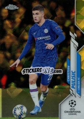 Cromo Christian Pulisic - UEFA Champions League Chrome 2019-2020. Sapphire Edition
 n. 47V-ys - Topps