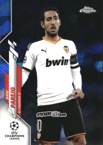 Figurina Dani Parejo - UEFA Champions League Chrome 2019-2020. Sapphire Edition
 n. 66 - Topps
