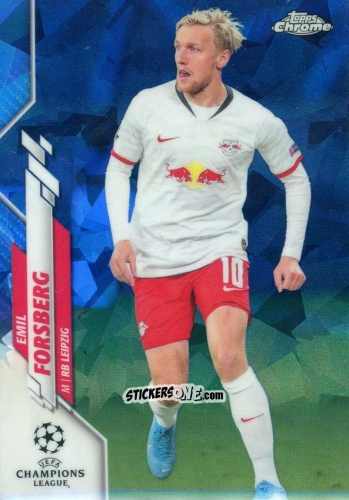 Cromo Emil Forsberg - UEFA Champions League Chrome 2019-2020. Sapphire Edition
 n. 40 - Topps