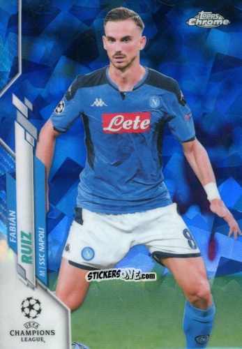 Figurina Fabián Ruiz - UEFA Champions League Chrome 2019-2020. Sapphire Edition
 n. 41 - Topps
