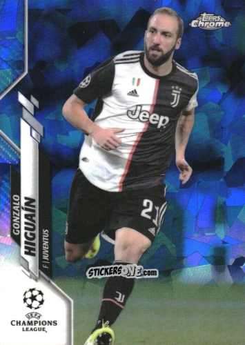 Sticker Gonzalo Higuaín - UEFA Champions League Chrome 2019-2020. Sapphire Edition
 n. 84 - Topps