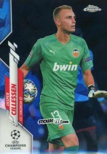Figurina Jasper Cillessen - UEFA Champions League Chrome 2019-2020. Sapphire Edition
 n. 62 - Topps