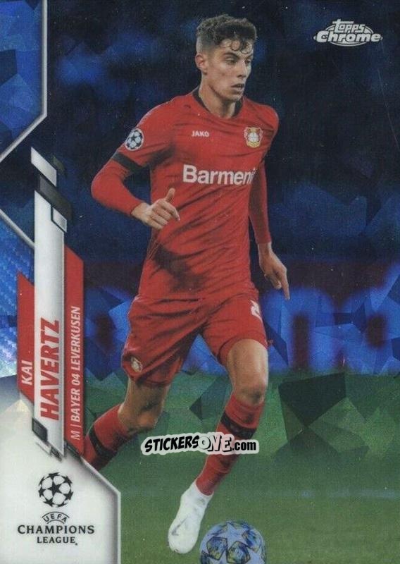 Figurina Kai Havertz - UEFA Champions League Chrome 2019-2020. Sapphire Edition
 n. 21 - Topps