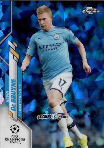Cromo Kevin De Bruyne - UEFA Champions League Chrome 2019-2020. Sapphire Edition
 n. 19 - Topps