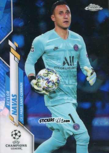 Figurina Keylor Navas - UEFA Champions League Chrome 2019-2020. Sapphire Edition
 n. 27 - Topps