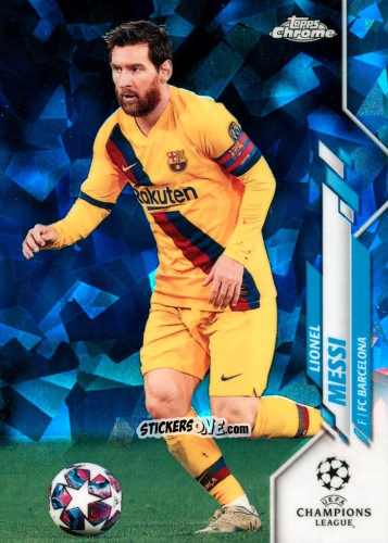 Cromo Lionel Messi - UEFA Champions League Chrome 2019-2020. Sapphire Edition
 n. 1V - Topps