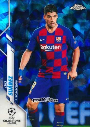 Sticker Luis Suárez - UEFA Champions League Chrome 2019-2020. Sapphire Edition
 n. 71 - Topps