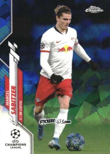 Sticker Marcel Sabitzer - UEFA Champions League Chrome 2019-2020. Sapphire Edition
 n. 32 - Topps