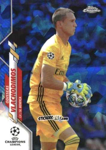Sticker Odisseas Vlachodimos - UEFA Champions League Chrome 2019-2020. Sapphire Edition
 n. 83 - Topps