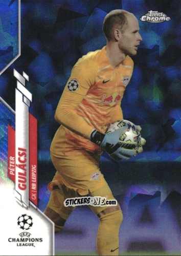 Sticker Péter Gulácsi - UEFA Champions League Chrome 2019-2020. Sapphire Edition
 n. 55 - Topps