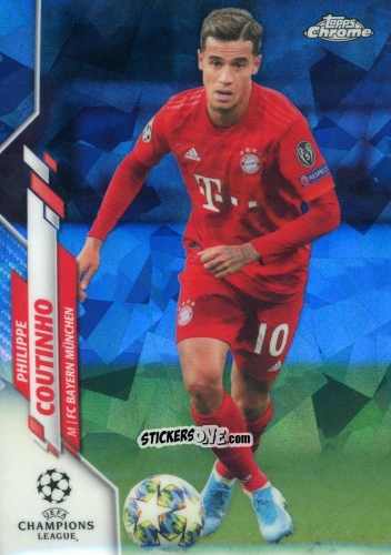 Figurina Philippe Coutinho - UEFA Champions League Chrome 2019-2020. Sapphire Edition
 n. 13 - Topps