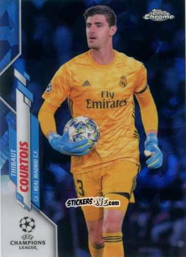 Figurina Thibaut Courtois - UEFA Champions League Chrome 2019-2020. Sapphire Edition
 n. 10 - Topps