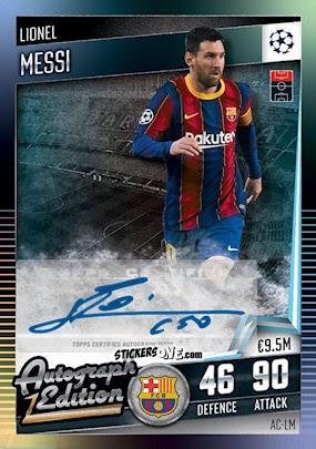 Cromo Lionel Messi - Match Attax 101. Season 2020-2021
 n. AC-LM - Topps
