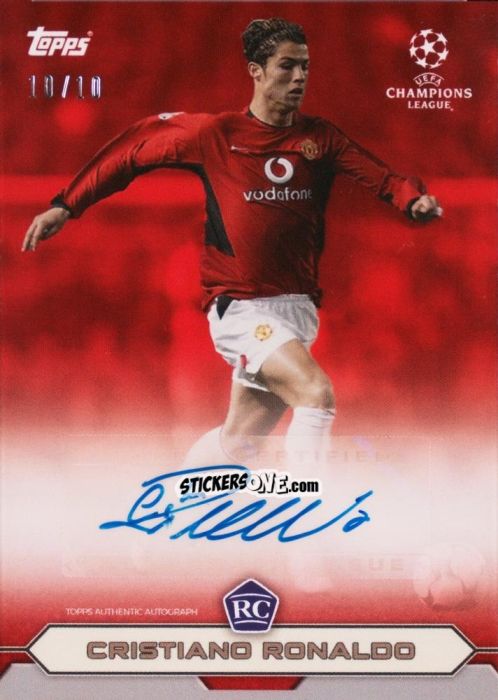 Figurina Cristiano Ronaldo - The Lost Rookie Cards 2020-2021 n. 13r - Topps