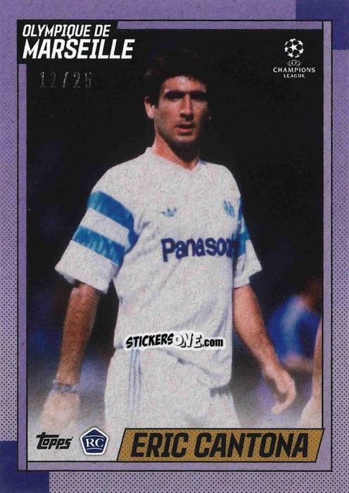 Figurina Eric Cantona - The Lost Rookie Cards 2020-2021 n. 2p - Topps