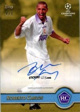 Figurina Roberto Carlos - The Lost Rookie Cards 2020-2021 n. 3ag - Topps