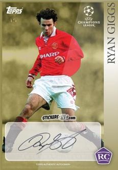 Sticker Ryan Giggs - The Lost Rookie Cards 2020-2021 n. 9ag - Topps