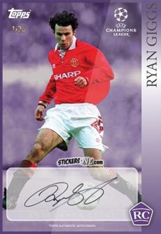 Sticker Ryan Giggs - The Lost Rookie Cards 2020-2021 n. 9ap - Topps
