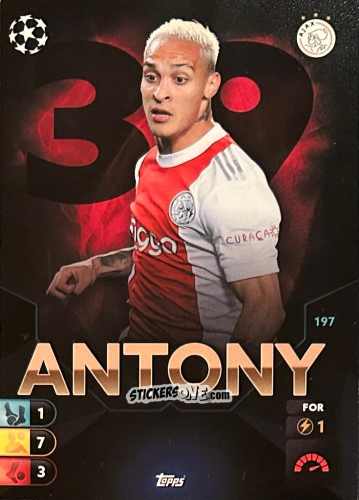 Cromo Antony - Total Football 2021-2022
 n. 197 - Topps