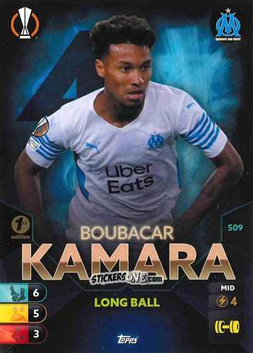 Sticker Boubacar Kamara - Total Football 2021-2022
 n. 509 - Topps
