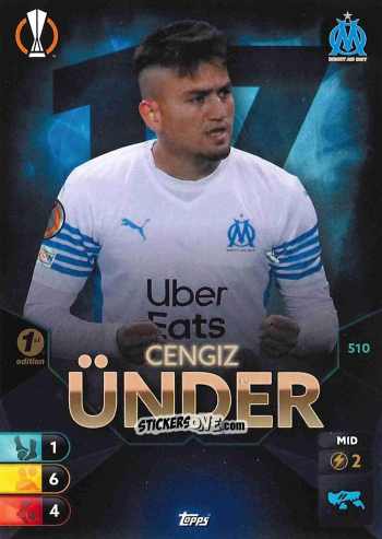 Figurina Cengiz Ünder - Total Football 2021-2022
 n. 510 - Topps