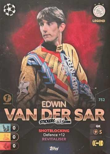 Sticker Edwin Van der Sar - Total Football 2021-2022
 n. 752 - Topps