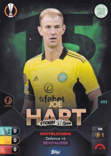 Sticker Joe Hart - Total Football 2021-2022
 n. 493 - Topps