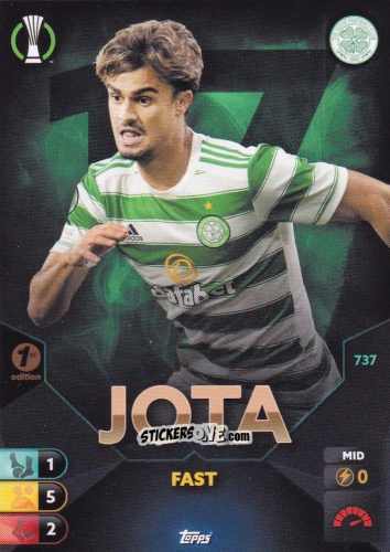 Sticker Jota - Total Football 2021-2022
 n. 737 - Topps