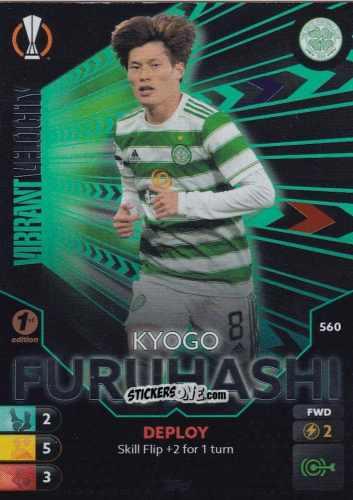 Cromo Kyogo Furuhashi - Total Football 2021-2022
 n. 560 - Topps