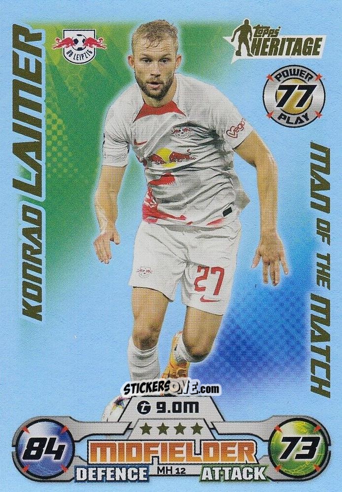 Sticker Konrad Laimer - UEFA Champions League & Europa League 2022-2023. Match Attax Extra
 n. MH12 - Topps