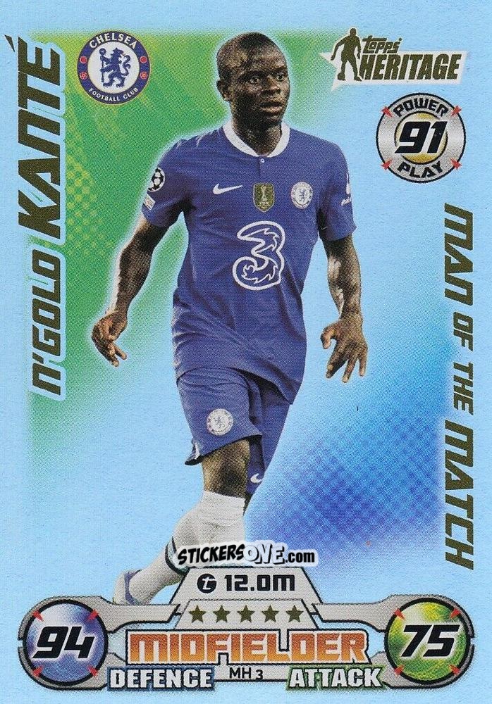 Figurina N'Golo Kanté - UEFA Champions League & Europa League 2022-2023. Match Attax Extra
 n. MH3 - Topps