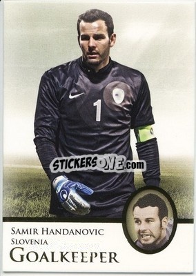 Figurina Samir Handanovic - World Football UNIQUE 2013 n. 3p - Futera