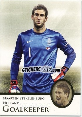 Figurina Maarten Stekelenburg - World Football UNIQUE 2013 n. 5p - Futera